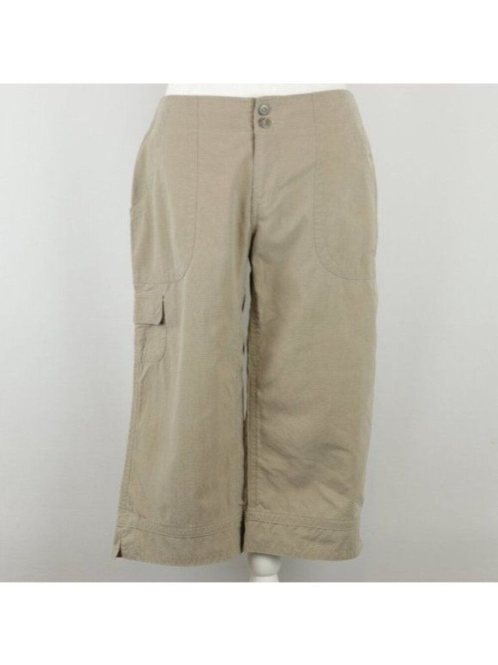 The North Face Women's Size 6 Tan Mid Rise Straight Leg Capri Trail Pants